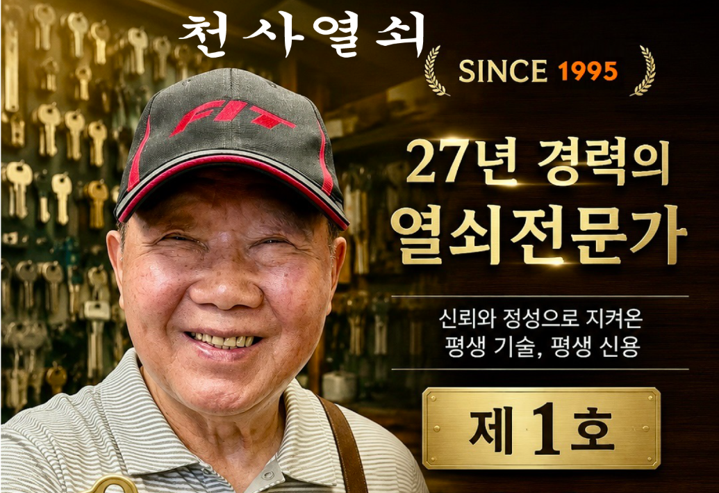 열쇠 및 문짝수리 전문가..캐네디언들 보다 섬세하고 봉사비는 절반 수준인 가격으로 해드립니다.한인 최초 열쇠전문가 .