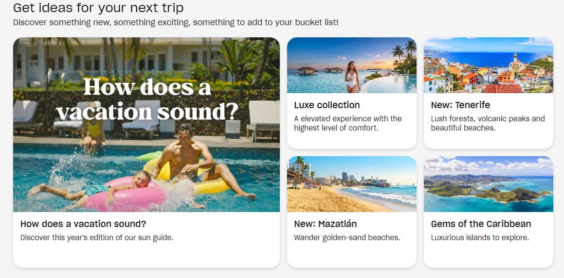  (Air Canada Vacations)]2027년 초 여행객을 타깃으로 한 파격적인 프로모션을 일제히 진행