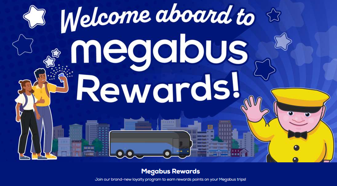 북미의 대표적인 저가 버스 회사인 메가버스 캐나다( (Megabus)] -10 달러 이하 