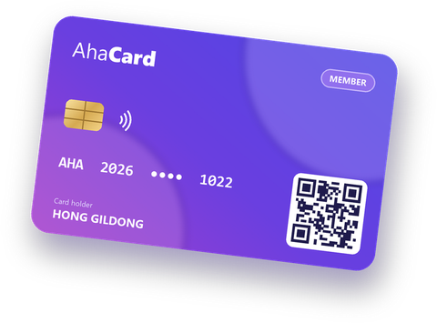 AhaCard 회원 카드