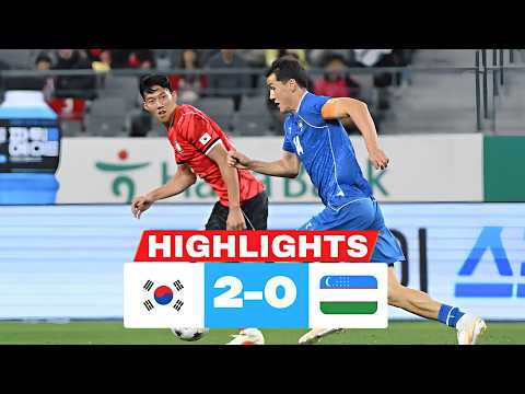  SOUTH KOREA VS UZBEKISTAN HIGHLIGHTS | INTERNATIONAL FRIENDLY MATCH | 6.10.2026